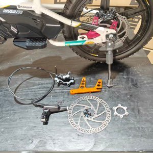 Stacyc Rear Brake Kit with Semi-Hydraulic Caliper & Billet Bracket